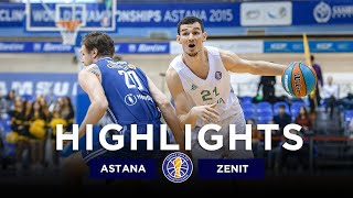 Highlights of the match — VTB United league: «Astana» vs «Zenit»