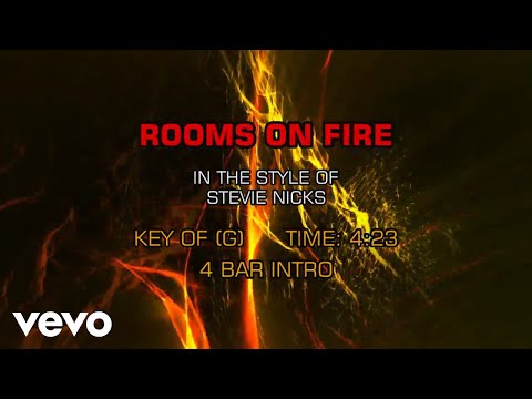 Stevie Nicks - Rooms On Fire (Karaoke)