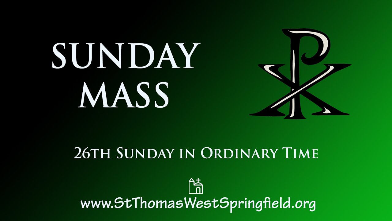 Catholic Sunday Mass 25th September 2022