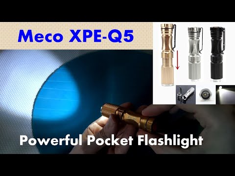 Meco XPE-Q5 Pocket Flashlight | Hands-on & Testing