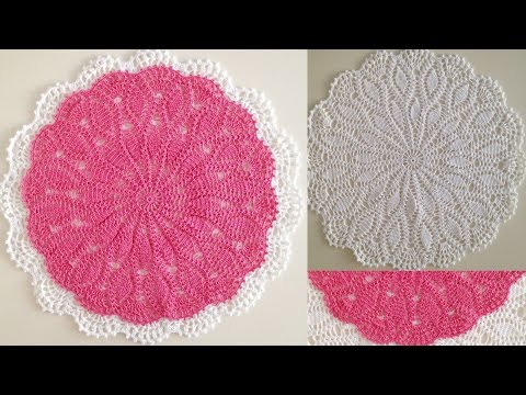 Ажурная салфетка крючком - учимся читать схемы / Часть 1 - DomaVideo.Ru