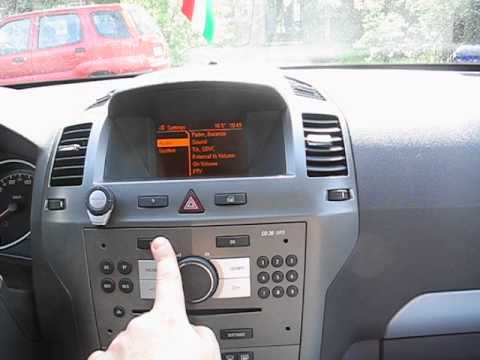 how to remove zafira b radio