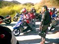 Helping out a fellow biker