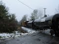 PW 2314 freight train crossing at Roberts, Oregon 12-26-08 PW 2314 freight train crossing at Roberts, Oregon 12-26-08