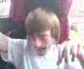 Josh doin the dinosour