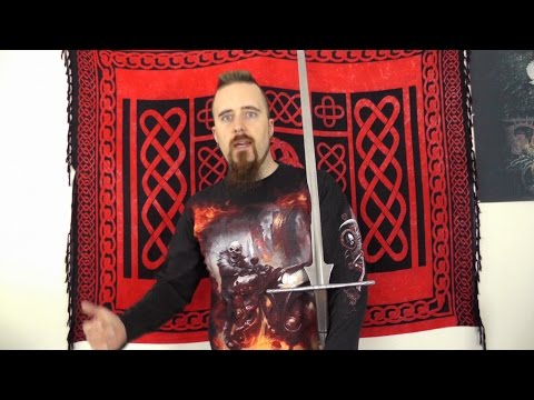how to fasten a sword to your back