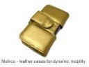 Melkco Tasche Leder Etui cuir ~Nokia 5700 Pouch Type (Gold)