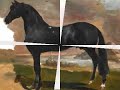 Cheval en peinture