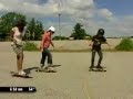 Kiersten and Lynette Go Skateboarding