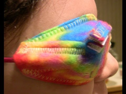 how to make an eye patch for glasses
