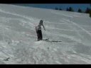 Jumping on nordic skis