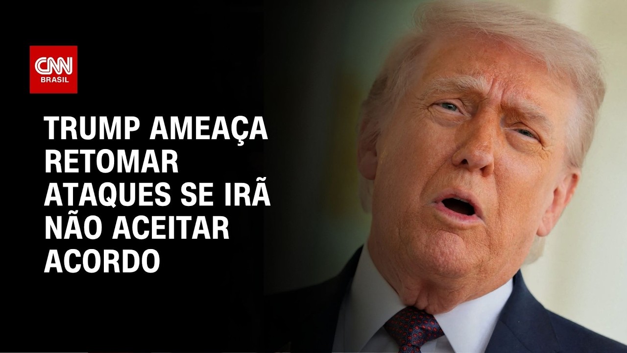 Trump ameaça retomar ataques se Irã não aceitar acordo | BASTIDORES CNN