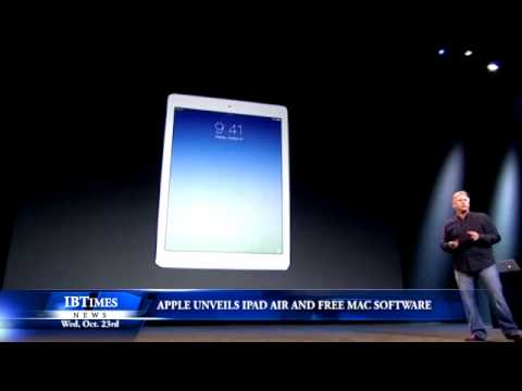 free mac software - Apple on Tuesday (October 22) took the wraps off a slimmer faster tablet called the iPad Air and said it will give away Mac operating and work software free ...