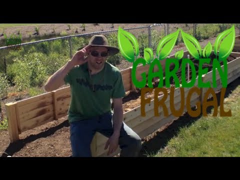 how to fill raised garden beds