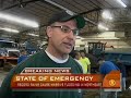 The Pawtuxet River in Rhode Island is expected to crest 10' above flood stage after record rainfall as residents try to cope, reports Whit Johnston.