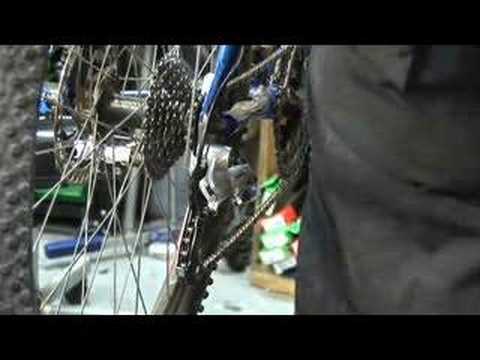 how to adjust rear derailleur b screw