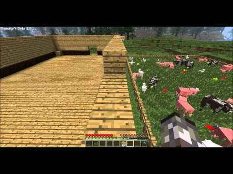 minecraft lets build a barn part 1 minecraft horse pen
