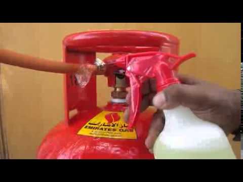 how to test for gas leak with soap