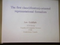 The first class(ification)-oriented representational...