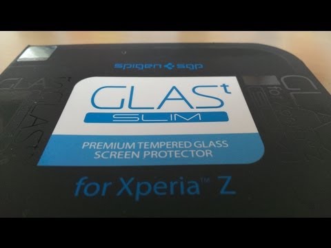 how to apply screen protector on xperia z