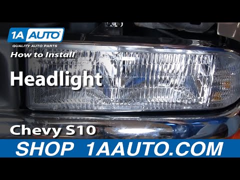 How To Install Replace Headlight Chevy S10 Pickup Truck 98-03 1AAuto.com