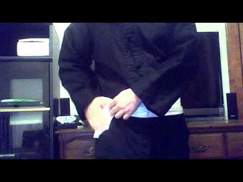 how to properly tie a kung fu sash