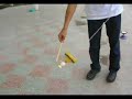 功群扯鈴/ 單頭鈴示範1--盧鏈盛教練:地上起鈴打陀螺和收鈴