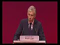 Jack Straw speaks to Labour Party Conference Jack Straw speaks to Labour Party Conference