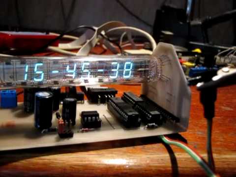 IW 18 - Atmega8 + DS1307 + IW-18 + DS18b20.