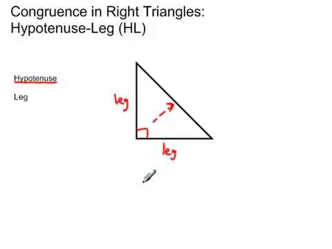 how to prove hypotenuse leg