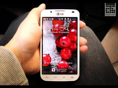 Обзор LG P715 Optimus L7 II Dual (red)