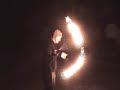 i filmed RaverGirl (http://youtube.com/profile?user=Ravergirl) and one of her skilled friends, James spinning fire a few days ago and edited it into a short video.  edited in adobe premiere pro 2.0