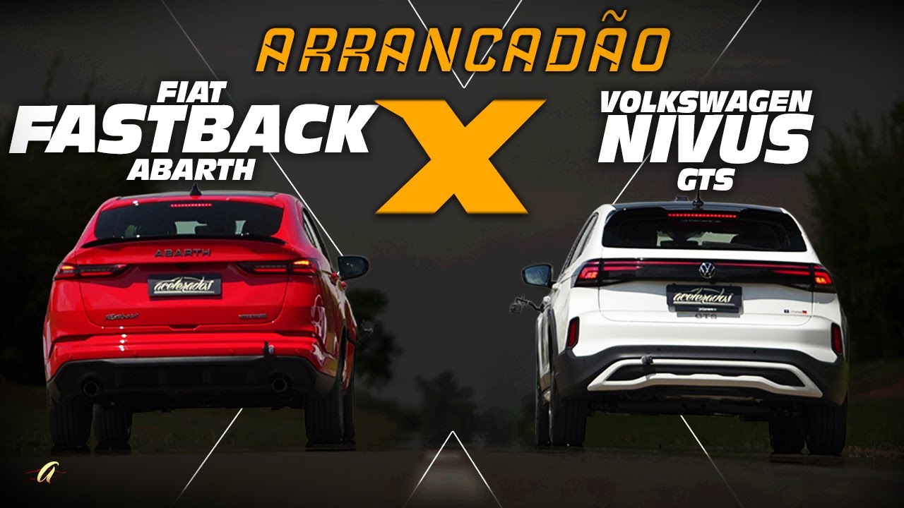NIVUS GTS x FASTBACK ABARTH NO ARRANCADÃO! Quem vence o DUELO FINAL dos esportivos DO POVO?