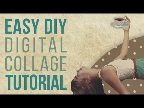 video-linktoworks-EASY Step By Step Digital Collage TUTORIAL | NO DRAWING ...