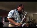i just took up alto sax a few weeks ago, but played ages ago in jr. high (i subsequently played bari sax until my jr. year in hs, then took up keyboards and played for remainder of hs and into jr. year of college). i also took up baritone sax back in may. this is playing with the hal leonard jazz play along cd from the 