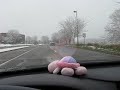Driving in the sizzling Snow