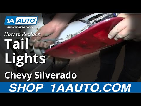 How To Install Change Taillight and Bulb 2007-13 Chevy Silverado GMC Sierra