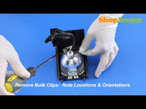 Mitsubishi 915B403001 DLP TV Lamp Replacement – Easy Repair How to Remove Bulb from Housing