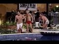Simple Plan in swimming pool