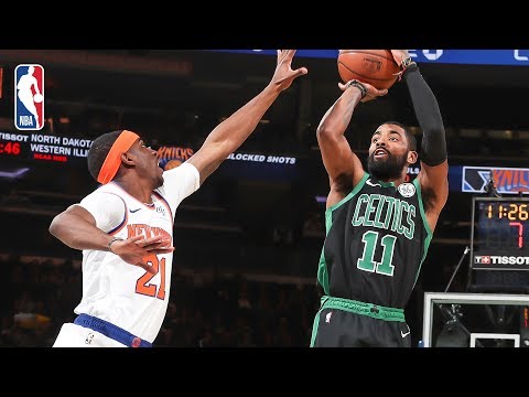 Video: Full Game Recap: Celtics vs Knicks | Kyrie Records Double-Double