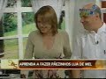 Vânia Silva participa do programa Sabor & Saúde com a apresentadora Olga Bongiovani na Rede Tv em 16/06/2005