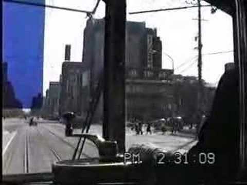 Hiroshima electric railway cab view 8