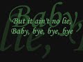 Nsync-Bye Bye Bye Lyrics
