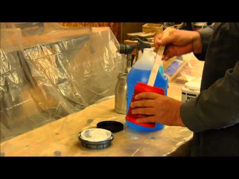 how to spray paint with a paint gun