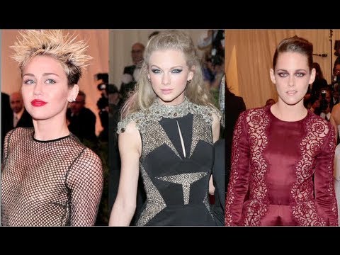 Taylor Swift Vs. Miley Cyrus Vs. Kristen Stewart: Best Punk Princess?! (Met Gala 2013)
