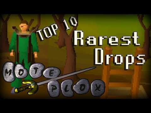 TOP 10 RARE RUNESCAPE DROPS