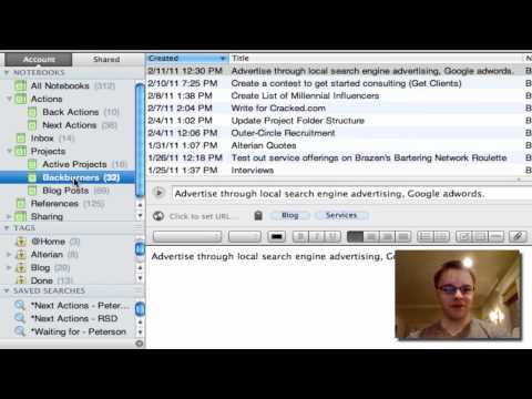 how to organize notebooks in evernote