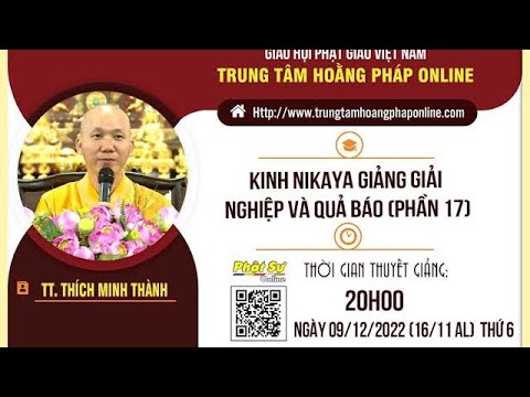 Kinh NIKAYA Giảng Giải - Nghiệp & Quả Báo 17