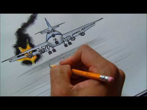 how to draw airplanes