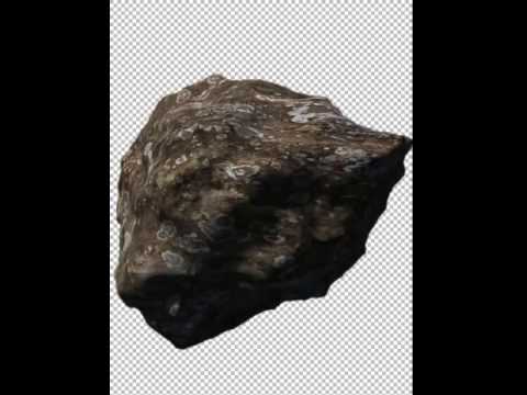 Transparent background Asteroid